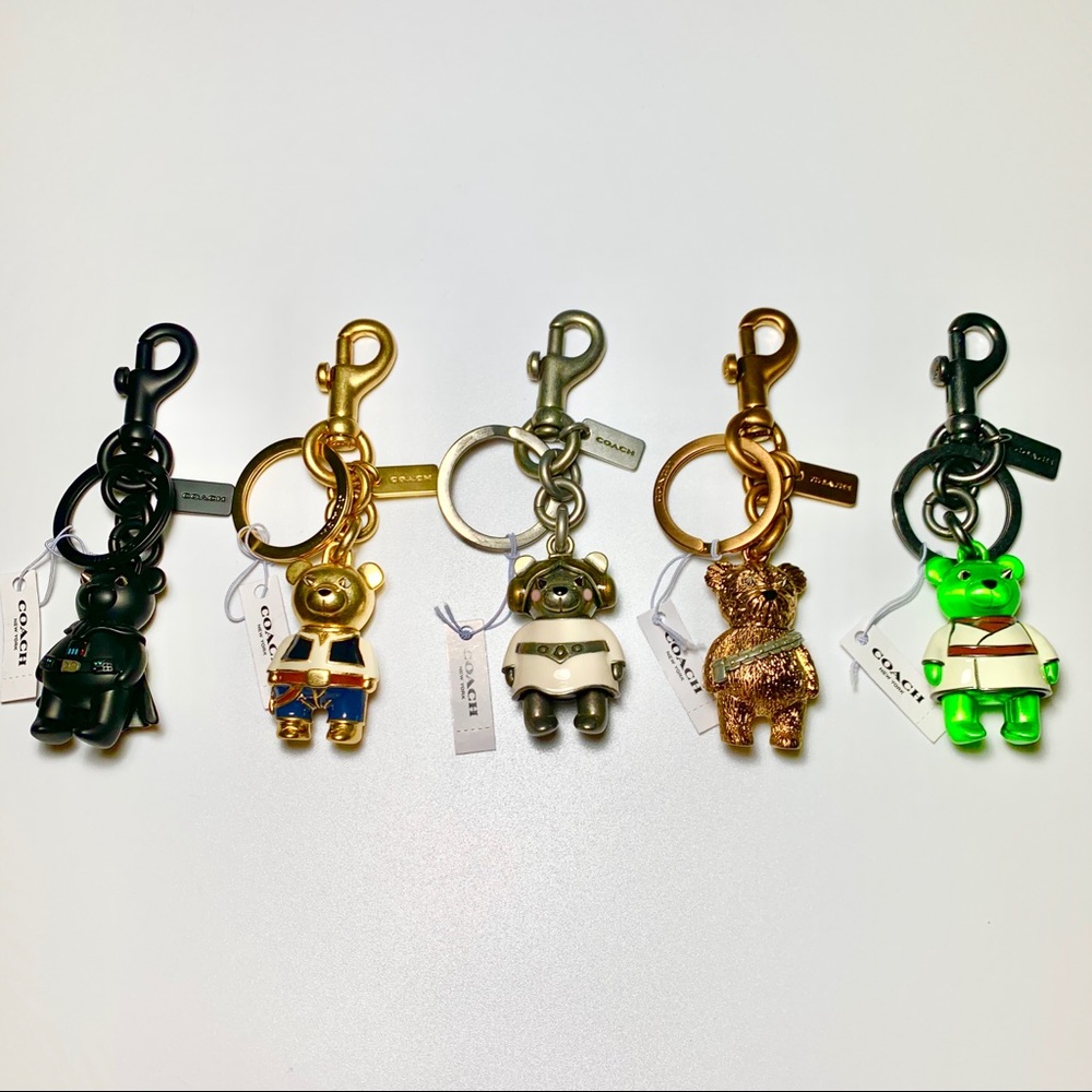 Star Wars X Coach Bears Set of Bag Charms - Picture 2 of 8